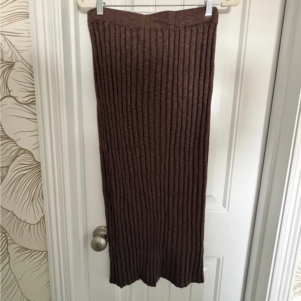 Free People Veda Sweater Co-Ord Set in Brown size Small NWT - Picture 9 of 13